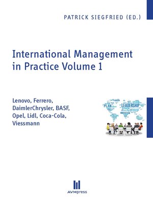 cover image of International Management in Practice Volume 1